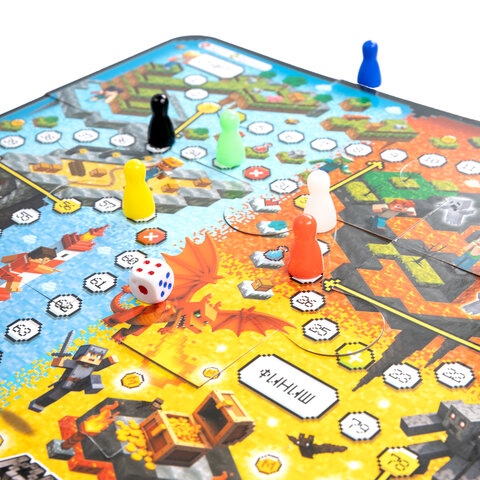 Игра настольная "Кубикрафт пиксельное приключение 10 в 1", 10 КОР, 5985 - фото 13