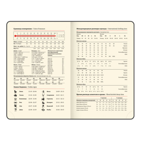 Ежедневник датированный 2026, МАЛЫЙ ФОРМАТ 100х150 мм, А6, BRAUBERG "Imperial", под кожу, бордо, 117254 - фото 9