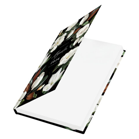 Ежедневник датированный 2026 145х215 мм, А5, STAFF, ламинированная обложка, "Магнолия", 117326 - фото 3