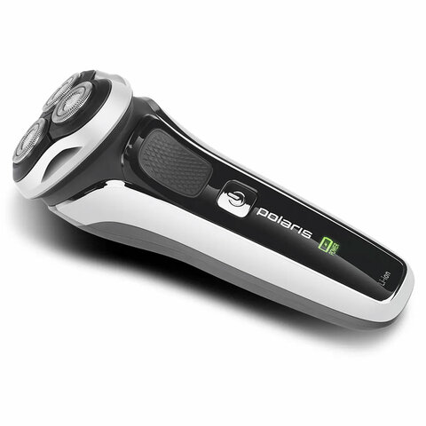 Электробритва POLARIS PMR 0305R PRO 5, 3 головки, аккумулятор, сухое и влажное бритье, черная, 51919 - фото 2