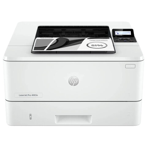 Принтер лазерный HP LaserJet Pro 4003n, А4, 40 стр./мин., 80000 стр./мес., сетевая карта, 2Z611A - фото 1