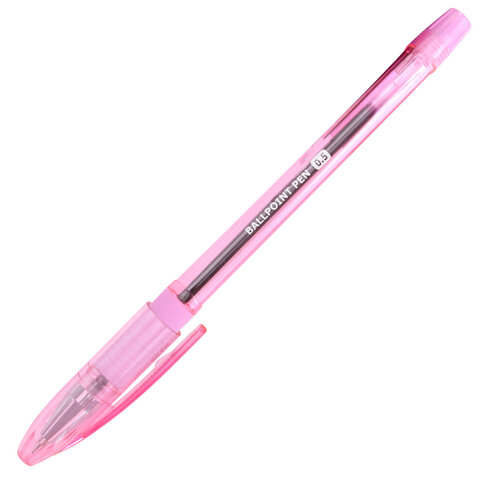 Ручка шариковая масляная с грипом "PASTEL", BRAUBERG, СИНЯЯ, стандартный узел 0,5 мм, линия письма 0,25 мм, 144488 - фото 7