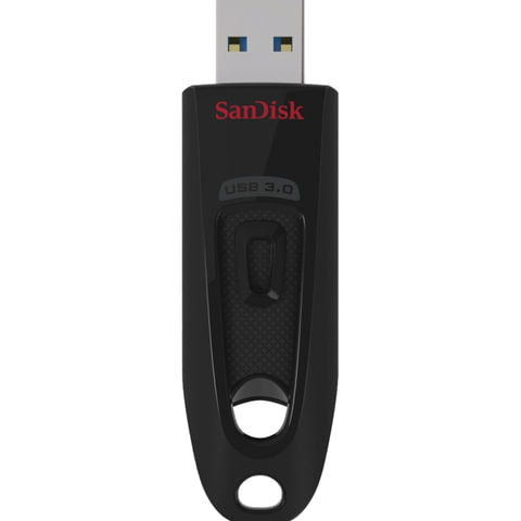 Флеш-память SanDisk Ultra, 128Gb, USB 3.0, чер, SDCZ48-128G-U46 - фото 2