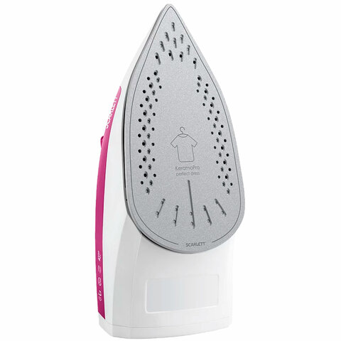 Утюг SCARLETT SC-SI30K25, 2200 Вт, керамическое покрытие, антинакипь, самоочистка, розовый - фото 4