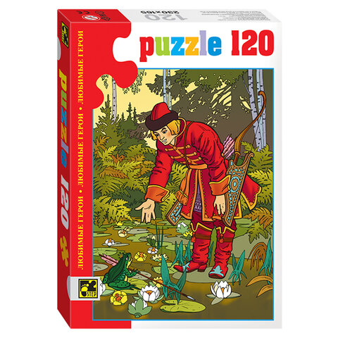 Пазл картонный 120 элементов, "Любимые герои", АССОРТИ, поле 23х16,5 см, STEP PUZZLE - фото 8