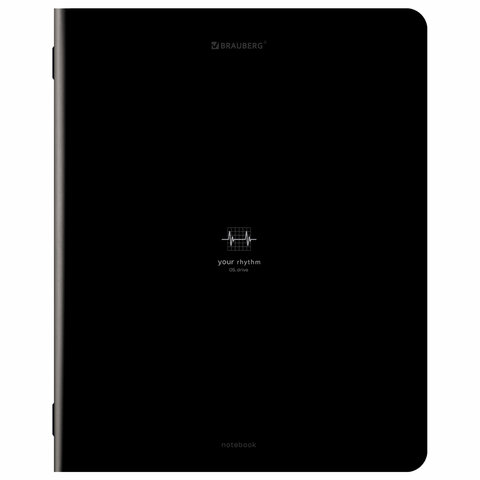 Тетрадь А5, 48 л., BRAUBERG, скоба, клетка, SoftTouch, "Ритм", (микс в спайке), 405331 - фото 6