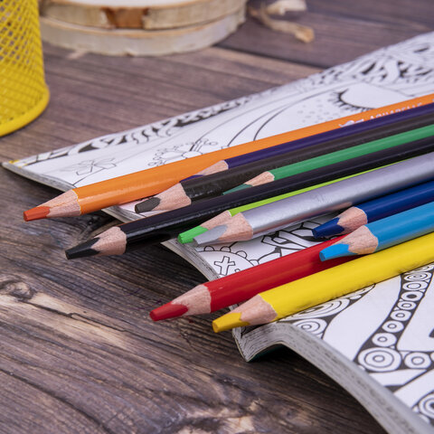 Карандаши цветные акварельные BRAUBERG PREMIUM AQUARELLE, 12 цветов, трехгранные, утолщенный грифель 4 мм, натуральное дерево, 181671 - фото 15