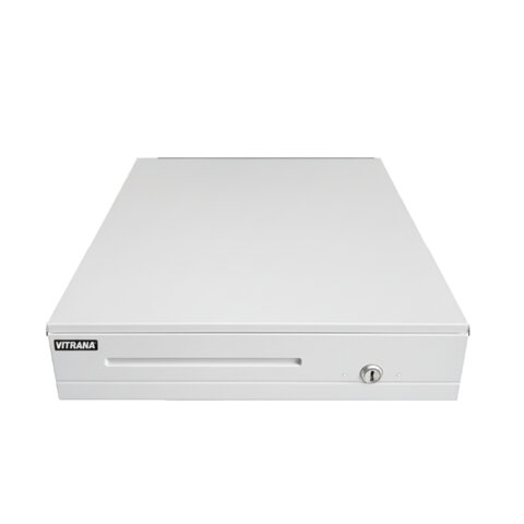 Ящик денежный электромеханический CD-405-W, 405x420x92 мм, БЕЛЫЙ, VITRANA (ВИТРАНА), 291410 - фото 2