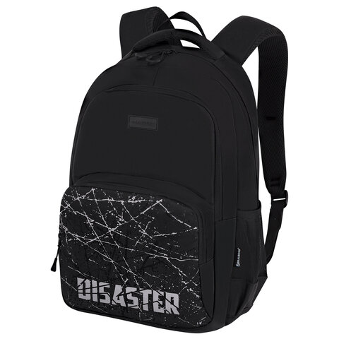 Рюкзак BRAUBERG CONCEPT универсальный, 2 отделения, светоотражающий принт, "Disaster", 45х30х18 см, 273848 - фото 1