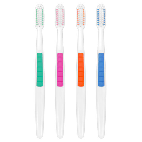 Зубная щетка средней жесткости CLASSIC, КОМПЛЕКТ 8 шт., LAIMA DENT, 609314 - фото 2