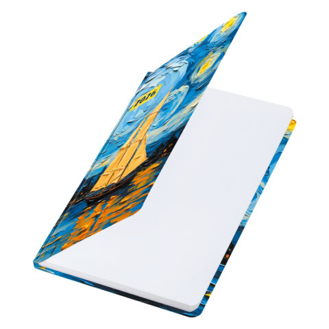 Ежедневник датированный 2026 с резинкой 145х203 мм, А5, BRAUBERG, твердый, "Живопись", 117342 - фото 3