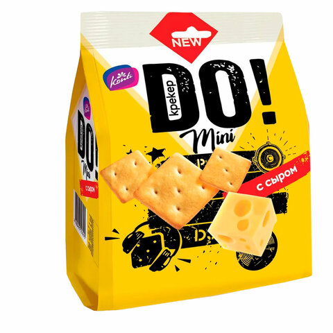 Печенье-крекер KONTI "Do! Mini" с сыром, 130 г, 17734 - фото 1