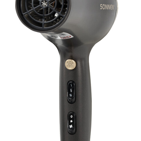 Фен для волос SONNEN HD-2281, 2200 Вт, турмалиновая ионизация, 3 температуры, холодный обдув, 454696 - фото 7