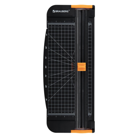 Резак роликовый BRAUBERG SUPER PLUS A4, 12 листов, длина реза 310 мм, линейка для реза, +3 лезвия В ПОДАРОК!, 533369 - фото 1