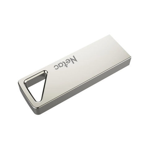 Флеш-диск 64 GB NETAC U326, USB 2.0, металлический корпус, серебристый, NT03U326N-064G-20PN - фото 3