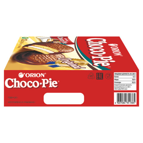 Печенье ORION "Choco Pie Original" 360 г (12 штук х 30 г), О0000013014 - фото 6