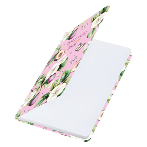 Ежедневник датированный 2026 с резинкой 145х203 мм, А5, BRAUBERG, твердый, фольга, "Инжир", 117337 - фото 3