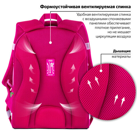 Ранец BRAUBERG KIDS START, 1 отделение, 2 кармана, "Anime style", 35х26х13 см, 272094 - фото 11