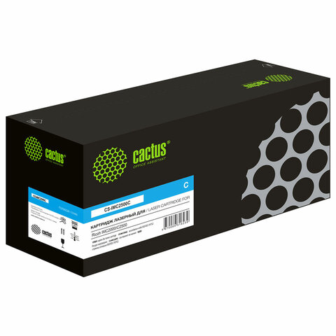 Картридж лазерный CACTUS (CS-IMC2500C) для Ricoh IMC2000/C2500, голубой, ресурс 10500 стр. - фото 1