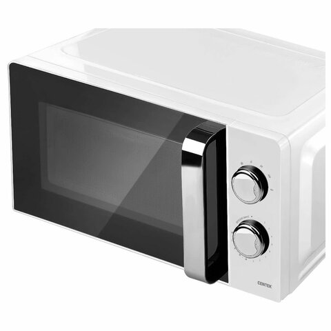 Микроволновая печь CENTEK CT-1575, объем 20 л, мощность 700 Вт, механическое управление, белая, CT-1575 White - фото 2