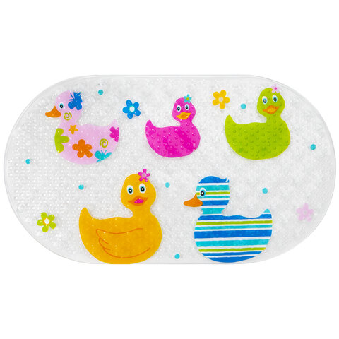 Коврик противоскользящий для ванной детский, УТЯТА, 69х39 см, 1 шт., BRAUBERG KIDS, 665184 - фото 2