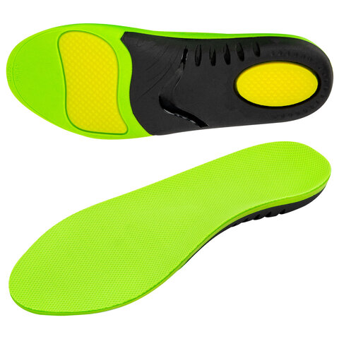 Стельки для кроссовок СПОРТИВНЫЕ КАРКАСНЫЕ, материал PU PRO SPORT, размер RU 38-39 / EU 39-40, с линиями выреза, SHEGRA (ШЕГРА), 700766 - фото 4