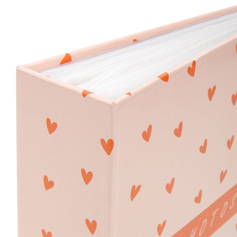 Фотоальбом BRAUBERG "Pink hearts" на 100 фото 10х15 см, твердая обложка, 391436 - фото 6
