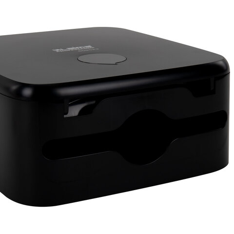 Диспенсер для полотенец LAIMA PROFESSIONAL PREMIUM BLACK (Система H3), V-сложения, черный, ABS-пластик, 609523 - фото 6