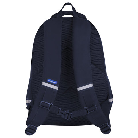Рюкзак BRAUBERG INTENT, 2 отделения, 4 кармана, "Navy blue", 39х27х14 см, 273113 - фото 4
