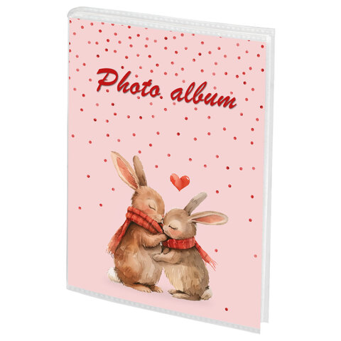 Фотоальбом BRAUBERG "Cute love" на 36 фото 10х15 см, мягкая обложка, 391432 - фото 1