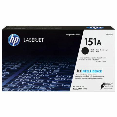 Картридж лазерный HP (W1510A) LaserJet Pro 4003n/dn/dw/4103dw/fdn/fdw, №151A, оригинальный, ресурс 3050 стр. - фото 1