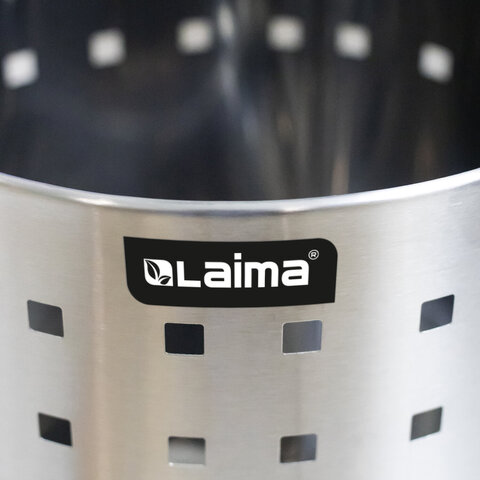 Урна-корзина для мусора 12 литров "Bionic", МАТОВАЯ, перфорированная, LAIMA, 232268 - фото 8