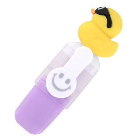 Набор текстовыделителей с топперами 6 ЦВЕТОВ ПАСТЕЛЬ, "КРУТЫЕ УТЯТА", линия 1-4 мм, FUNSTER (ФАНСТЕР), 152652 - фото 6