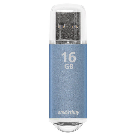 Флеш-память Smartbuy V-Cut, 16Gb, USB 2.0, син, SB16GBVC-B - фото 3