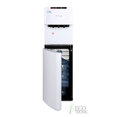 Кулер для воды ECOTRONIC K41-LX, напольный, НИЖНЯЯ ЗАГРУЗКА, нагрев/охлаждение, 3 крана, белый 11744 - фото 5