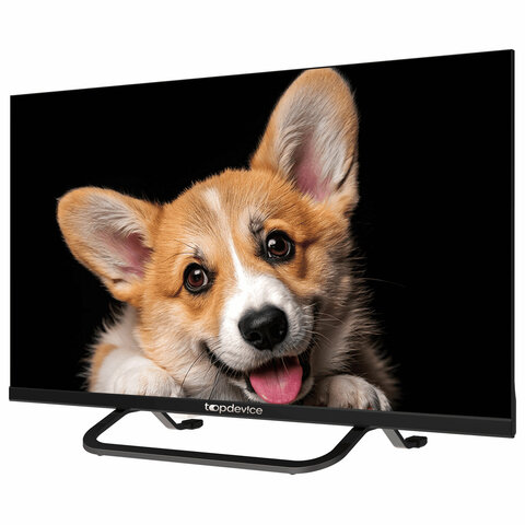 Телевизор TOPDEVICE TDTV24CS03H_BK, 24'' (60 см), 1366x768, HD, 16:9, SmartTV, Wi-Fi, Bluetooth, черный - фото 2