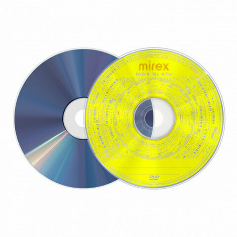 Диск DVD-R MIREX, 4,7 Гб, 16x, бумажный конверт, 1 штука, UL130003A1C - фото 4