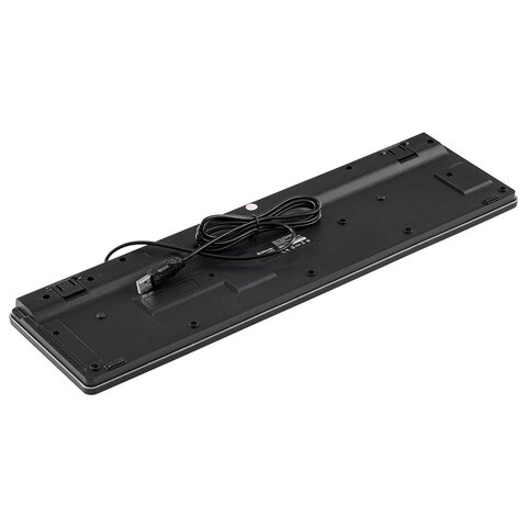 Клавиатура проводная игровая DEFENDER OZOTH GK-106, USB, 104 клавиши, с подсветкой, черная, 45106 - фото 4