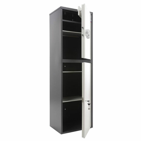 Шкаф металлический для документов AIKO "SL-150/2ТEL" ГРАФИТ, 1490х460х340 мм, 36 кг, S10799152902 - фото 1