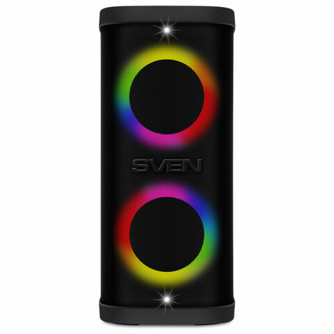Колонка портативная SVEN PS-950, 160 Вт, TWS, Bluetooth, FM, USB, microSD, LED-дисплей, черная, SV-022396 - фото 1