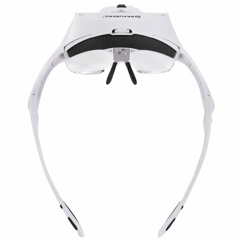 Лупа налобная с LED-ПОДСВЕТКОЙ, 5 сменных линз 95х33 мм, увеличение 1,0 - 3,5, BRAUBERG, 455929 Лупа налобная с LED-ПОДСВЕТКОЙ, 5 сменных линз 95х33 мм, увеличение 1,0 - 3,5, BRAUBERG, 455929 - фото 4