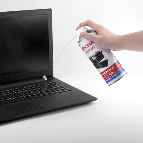 Баллон со сжатым воздухом ОФИСМАГ ДЛЯ ОЧИСТКИ ТЕХНИКИ, 520 мл, 511694 - фото 4