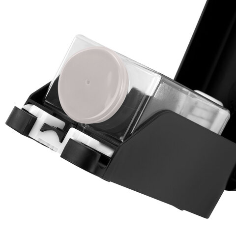 Дозатор для жидкого мыла LAIMA PROFESSIONAL PREMIUM BLACK, НАЛИВНОЙ, 0,5 л, черный, ABS-пластик, 609518 - фото 8