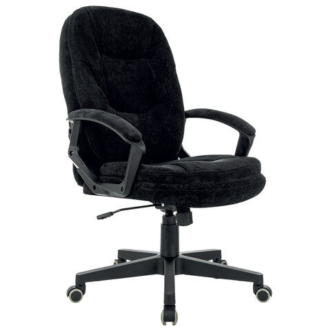 Кресло офисное BRABIX PREMIUM "Trend EX-568", велюр, черное, 533014 - фото 1