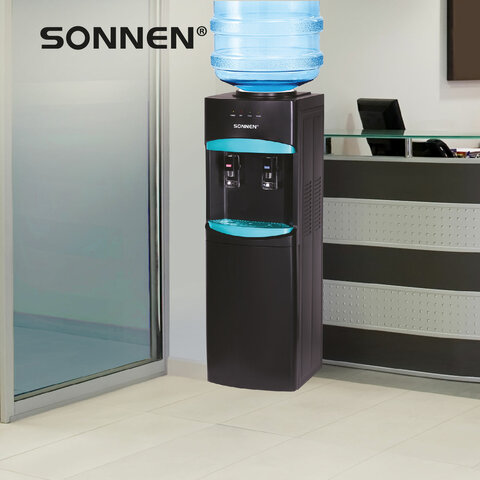 Кулер для воды SONNEN FSC-02W TURBO напольный, ТУРБОНАГРЕВ/ОХЛАЖДЕНИЕ КОМПРЕССОРНОЕ, шкаф, 2 крана, черный, 456171 - фото 20