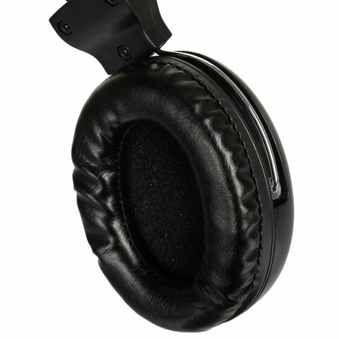 Наушники с микрофоном (гарнитура) A4TECH HU-30, проводные, 2 м, USB, черные, 1379903 - фото 3
