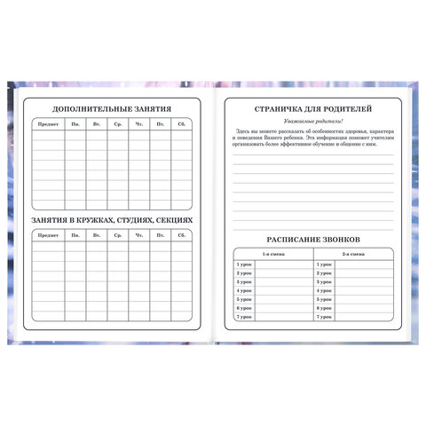 Дневник 1-4 класс 48 л., твердый, BRAUBERG, глянцевая ламинация, с подсказом, "Winter Cat", 107589 - фото 7