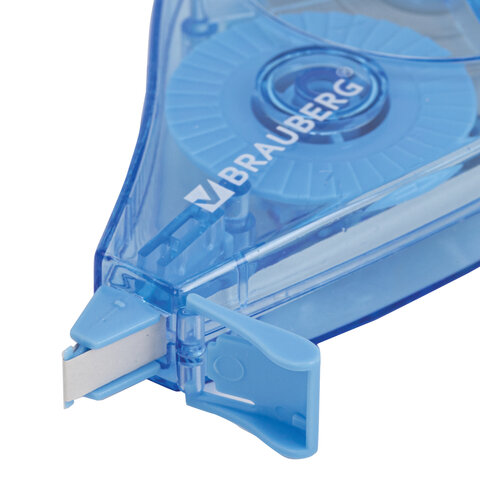 Корректирующая лента BRAUBERG PRO, 5 мм х 20 м, механизм перемотки, корпус синий, блистер, 272492 - фото 4