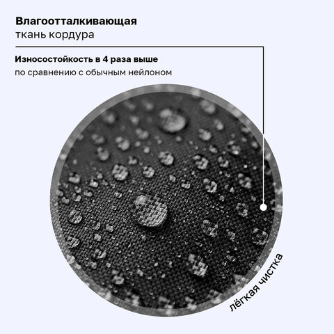 Рюкзак BRAUBERG MOTION, 2 отделения, 3 кармана, "Капибара", СВЕТЯЩИЙСЯ, 41х28х17 см, 272032 - фото 15