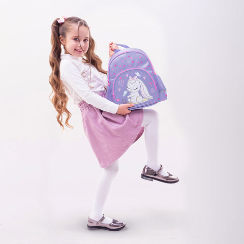 Рюкзак BRAUBERG KIDS PLAY детский, 1 отделение, 3 кармана, "Darling bunny", 29х23х12 см, 271390 - фото 9